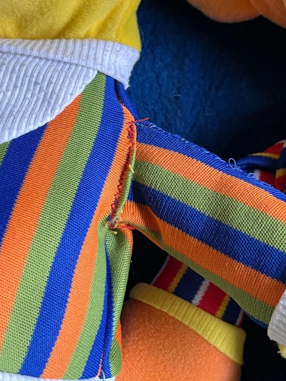 Vintage 1986 Playskool Sesame Street Bert and Ernie Hand Puppet Plush Lot Set